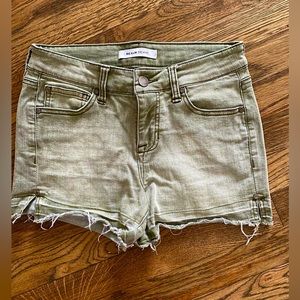 Realm Denim Shorts | Olive | 26
